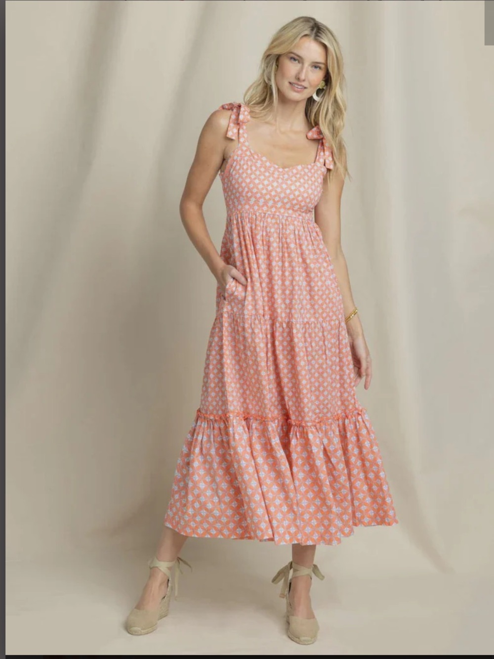 Southern Tide Sylvi Sun Daze Cotton Maxi Dress